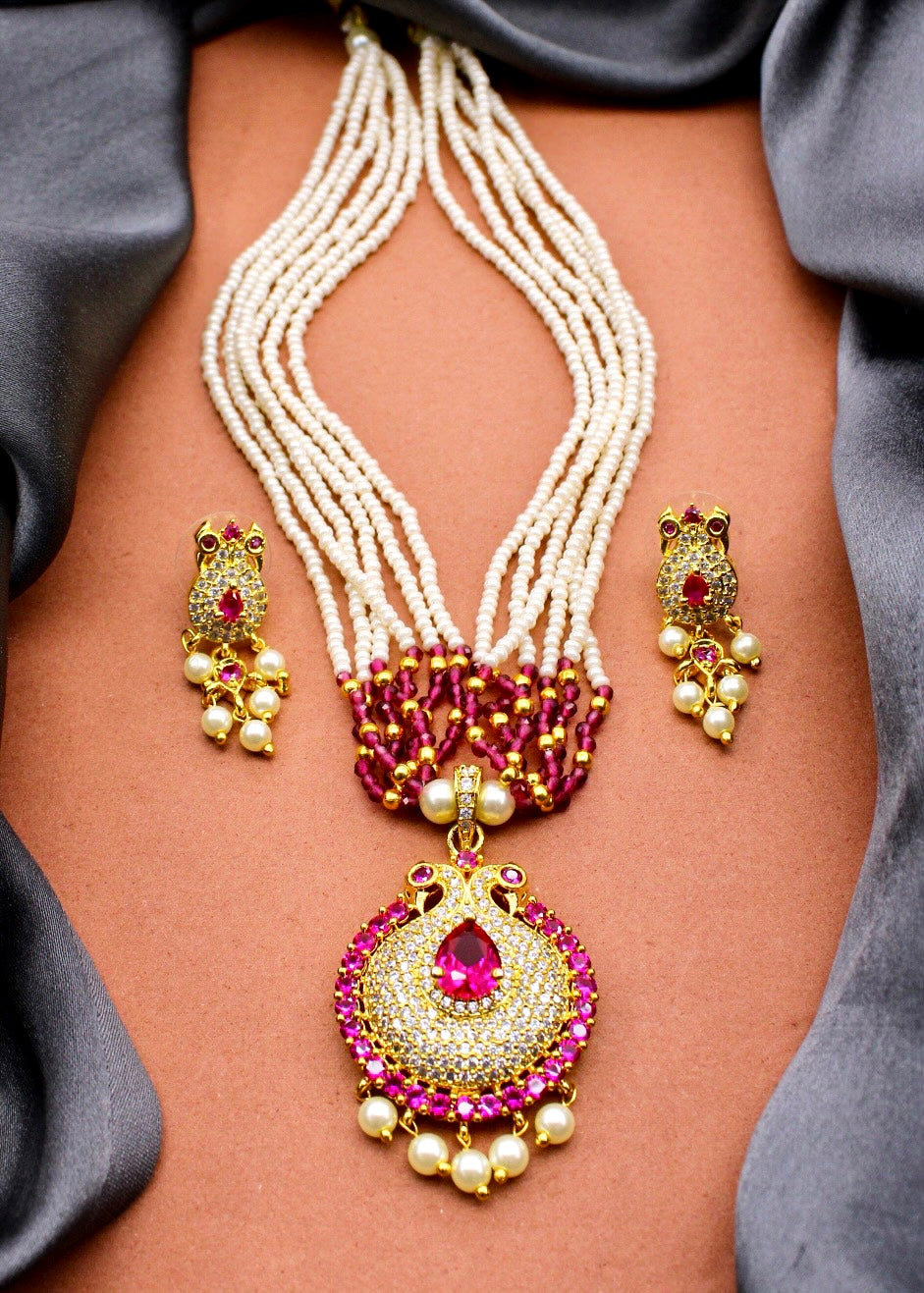 PEACOCK DESIGNER NECKLACE