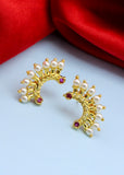 HALF CIRCLE DESIGNER EARRING