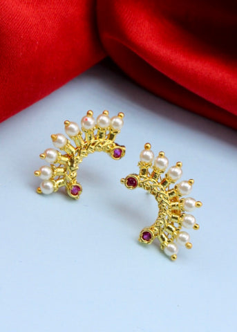 HALF CIRCLE DESIGNER EARRING