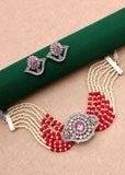 FASHIONABLE MOTI CHOKER