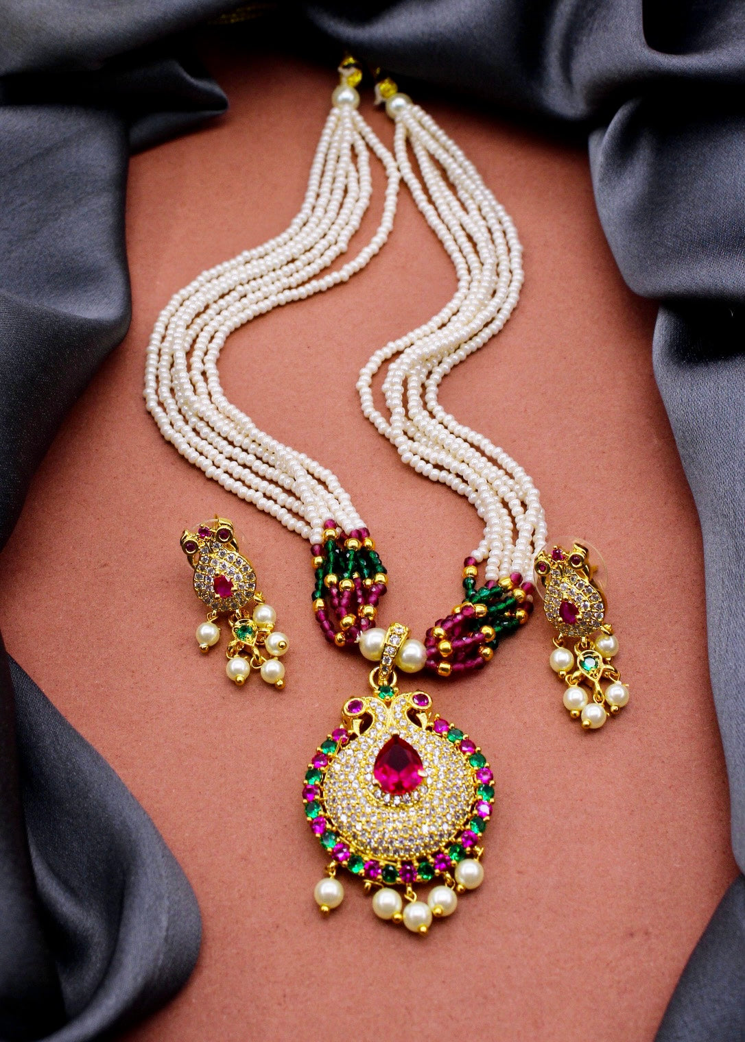 PEACOCK DESIGNER NECKLACE