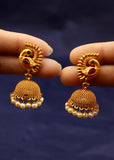 TRADITIONAL PEACOCK PESHWAI EARRINGS