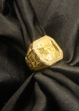 ARTISTIC GOLD PLATED RING